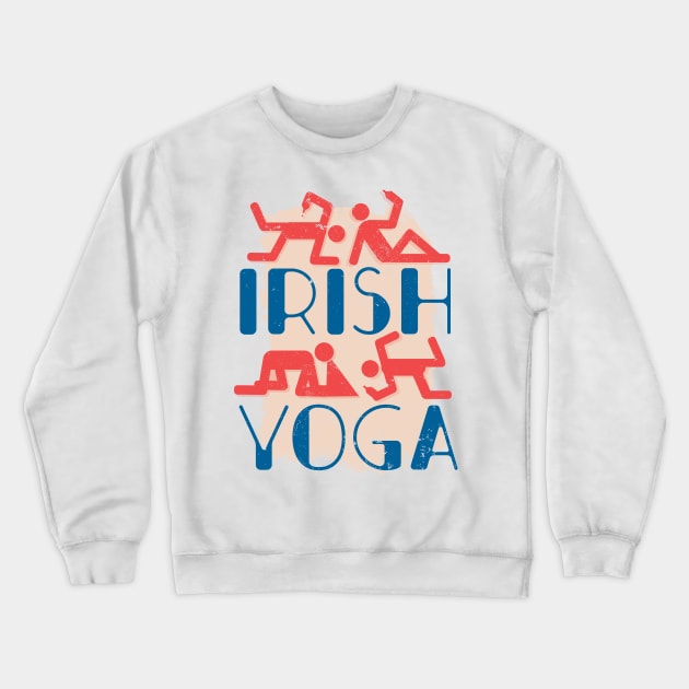 Irish Yoga Crewneck Sweatshirt by misdememeor